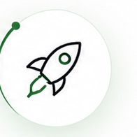 Rocket launch icon